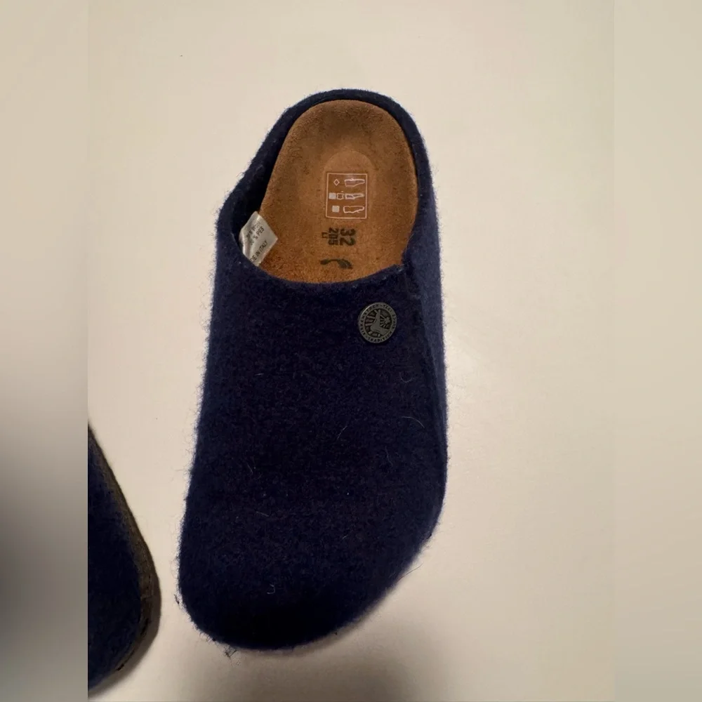 Birkenstock Kids Navy Slippers